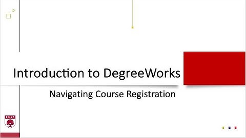 Introduction to DegreeWork
