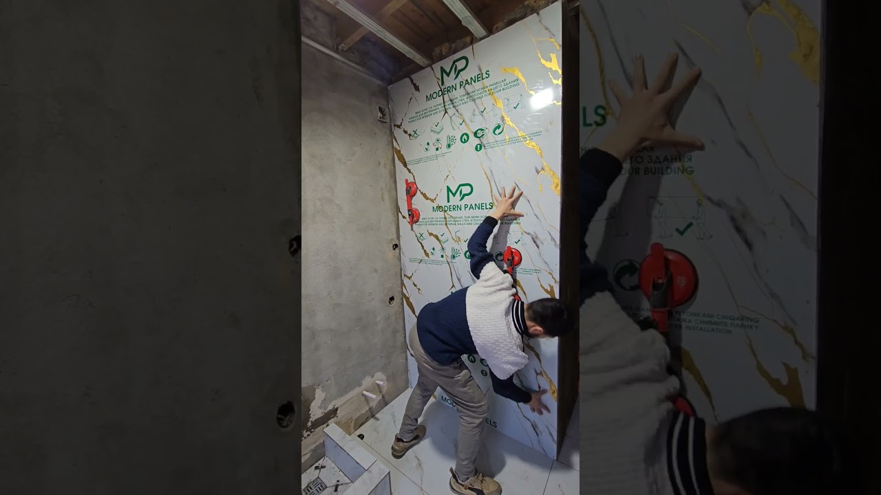 установка декоративная панель