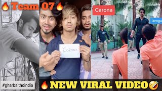 Team 07 New Tik Tok Video 2020 | Mr Faisu, Hasnain, Adnaan, faiz, Saddu, Mr Sohu, Corona Special