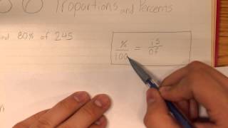 Pre-Algebra 6-5 and 6-6 Fractions, Decimals, Percents AND Proportions and Percents