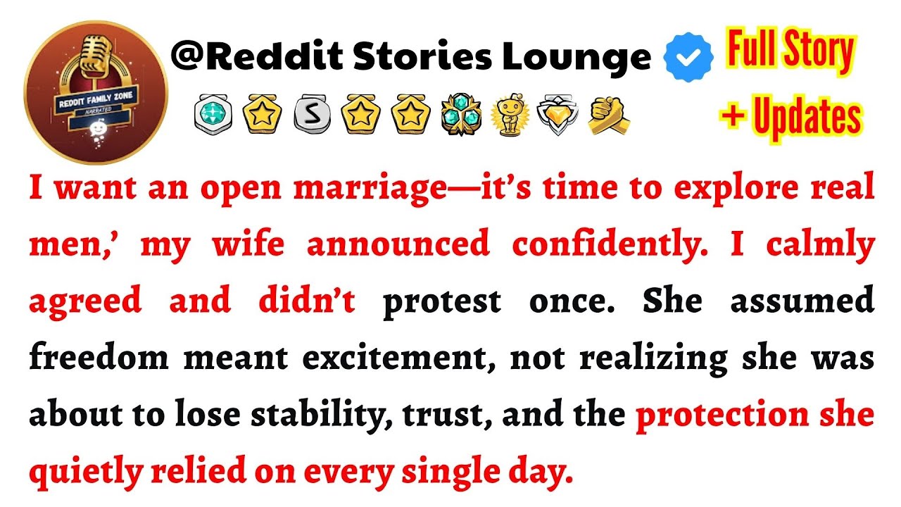 I want an open marriage—it’s time to explore real men,’ my wife announced confidently. I calmly
