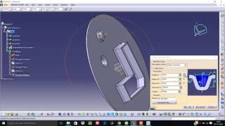 How to create Circular stamp in Catia V5