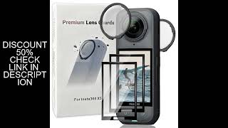 2 IN 1 for Insta360 X5 Optical Glass Lens Guards & Full Coverage 99%HD Screen Protector - Insta 360