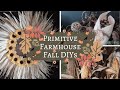 How to Make A Farmhouse Corn Husk Wreath For Fall! Easy Home Decor DIYs Using Dried Corn Husks!