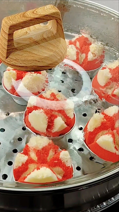 Making the Perfect Blossom Steamed Cake #steamedcake #bloomingcake #cake