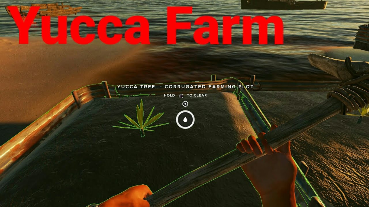 How to farm Yucca plants in Stranded deep Console 