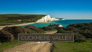 Cuckmere Valley, Seaford Drone Flight (4K)