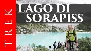 Rifugio Alfonso Vandelli (1926 m) and Sorapìss Lake (1923 m)