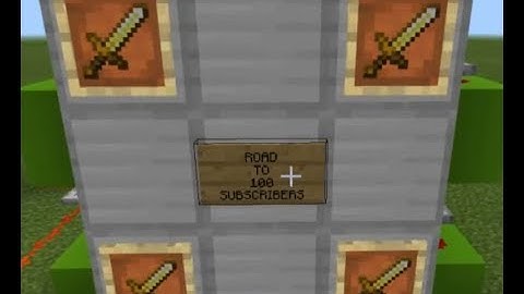 MineCraft BedRock Combination Lock / Item Frame Lock / Security Door