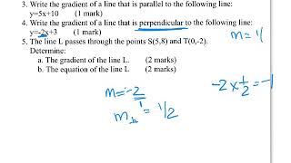 Form 3 Coordinate Geometry Revision Worksheet