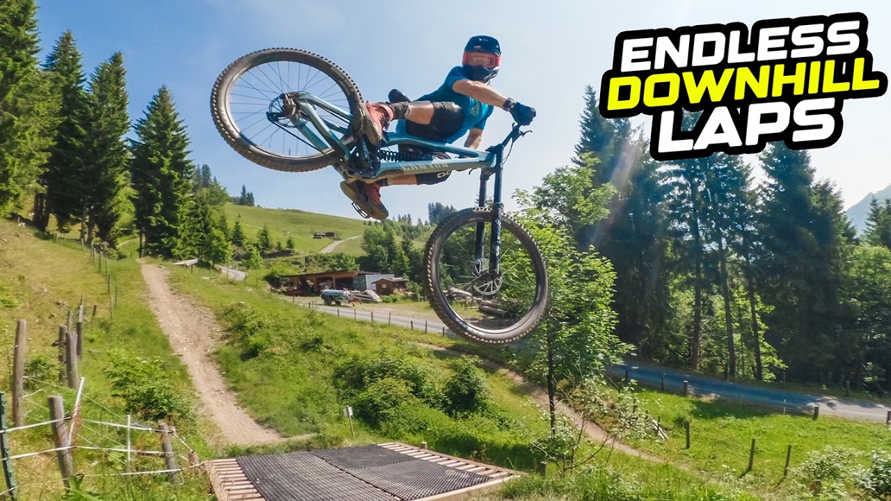 THIS IS WHY RIDING ENDLESS MTB DOWNHILL LAPS IN LEOGANG IS THE BEST!