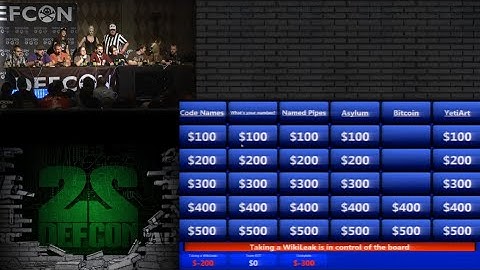 DEF CON 22 - Hacker Jeopardy - Night 1