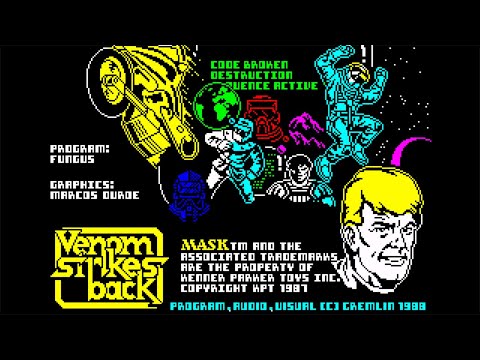 Видео: MASK III: VENOM Strikes Back. ZX Spectrum. Прохождение и разбор