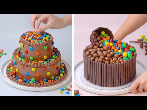 Необычные Шоколадные Торты с M&M | Рецепты вкусных тортов | Легкие идеи шоколадного торта