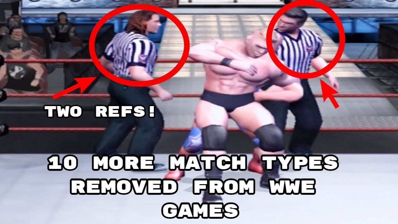 10 More Match Types REMOVED From WWE Games