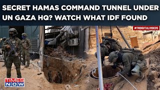 IDF Uncovers Hamas's Secret Command Tunnel Under UN Gaza HQ? Underworld Hidden Data Dungeon? Watch Resimi