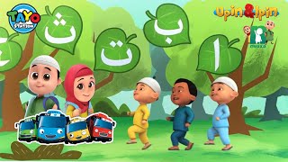 Belajar dan Menyanyi Huruf Hijaiyah Bersama Upin & Ipin, Tayo, dan juga Nusa | Lagu Anak Islami