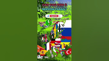Can you find 3 wrong flags? #shorts #map #europe #geography #mapping #fypシ #fyp #tiktok #europe