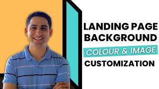 Landing Page Background colour & image customization (systeme.io tech tutorial)