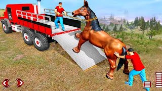 Wild Animals Transport Simulator Horse Transport Animal Rescue Games - Android Gameplay screenshot 1