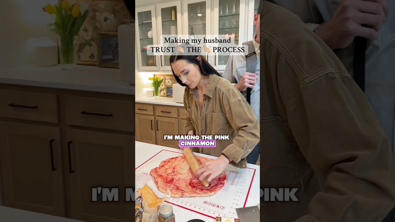 He doubted me the whole time lol but the results don&rsquo;t lie! #husbandwife #baking #husbandwifefun