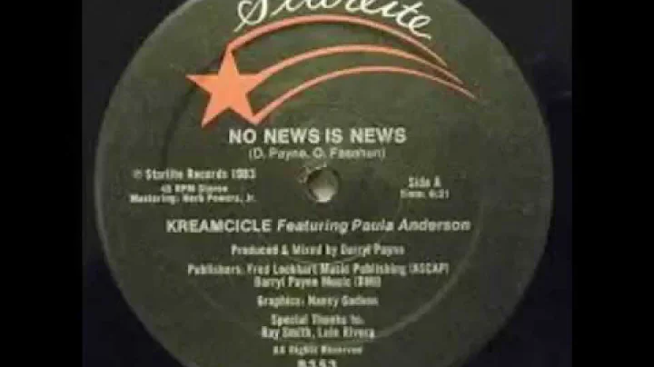Kreamcicle Featuring Paula Anderson - No News Is N...
