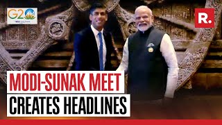 WATCH | How PM Modi Received His UK Counterpart Rishi Sunak At Bharat Mandapam