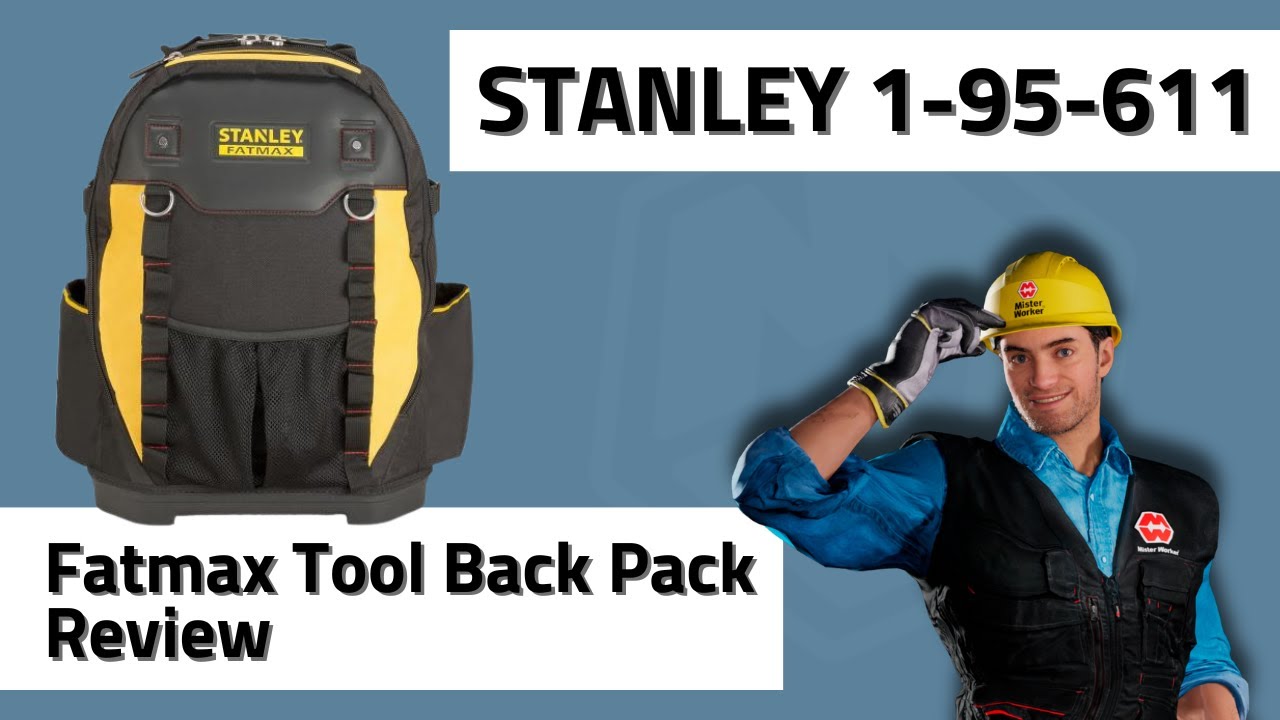 STANLEY FatMax 工具バッグ 36×21×46cm Tools Backpack Stanley 1-95-611 Fatmax Tool Backpack - Travel Totes Luggage