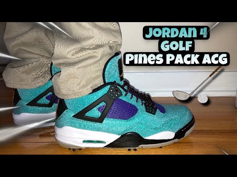 NIKE - 【日本未発売】Jordan4　Retro Golf Torrey Pines AIR JORDAN 4 GOLF ⛳️ NRG “TORREY PINES” UNBOXING AND