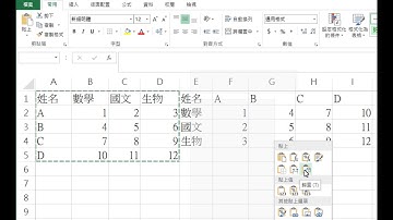 EXCEL Lee-直的變成橫向,橫向變直向-轉置