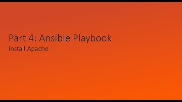 Part 4: Install Apache using Ansible Playbook + configure repo