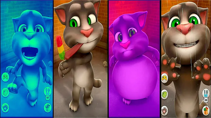 Video 2500851: cat cartoons talking tom, funny cat cartoons talking, funnycats cartoon animals, cat funny color