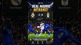 REAL MADRID RUN WILD AT THE BERNABÉU! Oviedo Silenced 2-0, Bellingham Is a Nightmare for Opponents!