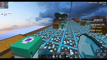 Placing Enchanted Lava Fuel [200k Each] || Hypixel SkyBlock