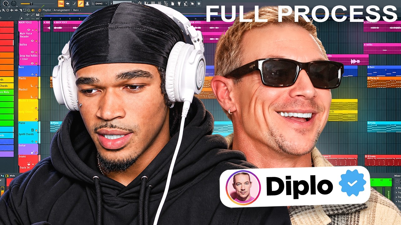 I Asked Diplo To Make Me A Beat! *FULL PROCESS*