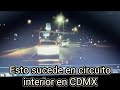 Asi operan los montachoques sobre circuito interior CDMX en pleno 2024.