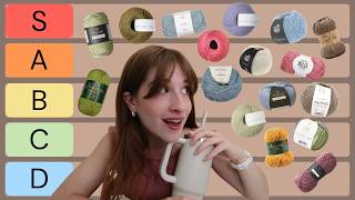 Tier Ranking Every Summer Yarn I've Ever Used | Isager, KfO, Lana Grossa, Drops, & many more