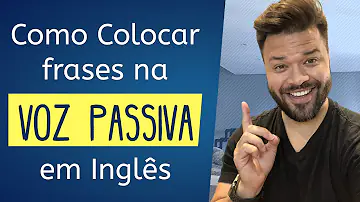 Como saber se a frase está no passive voice?