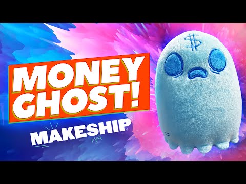 Money Ghost Plushie from Just Bad Games! - Money Ghost Plushie from Just Bad Games!