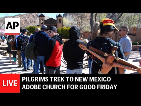 LIVE: Pilgrims trek through New Mexico desert to adobe church for Good Friday Episode cover