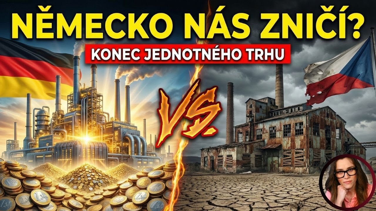 Německo nás zničí dotacemi? Lipovská: EU skončila, jednotný trh je mrtvý!