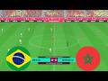 Brazil vs Morocco - FIFA World Cup Full Match Highlights
