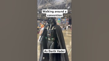 Walking around in costume as Darth Vader! #starwars #cosplay #darthvader #costume #convention