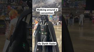 Walking around in costume as Darth Vader! #starwars #cosplay #darthvader #costume #convention