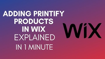 How To Add Printify Products In Wix (2025)