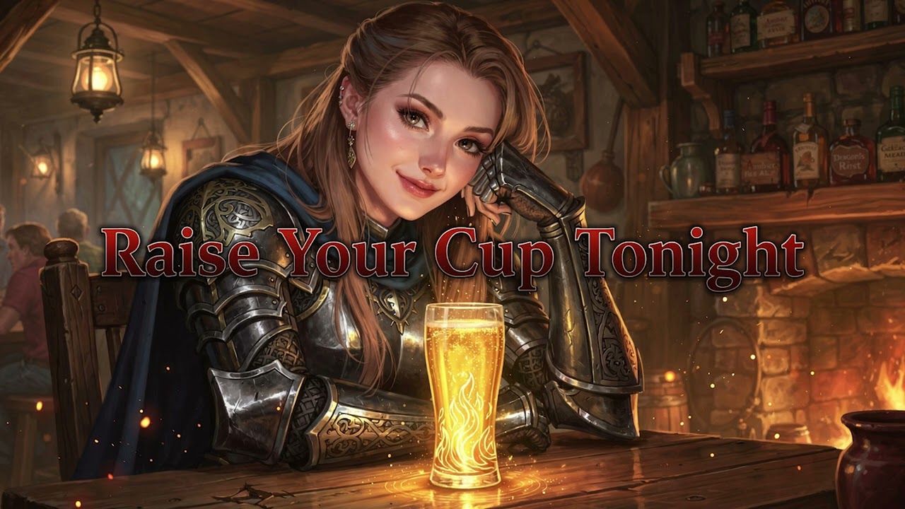 Raise Your Cup Tonight | Tavern Music for RPG & DnD | Medieval Folk Song