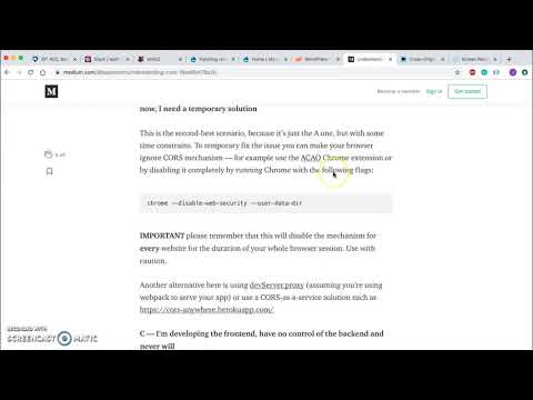 CORS and Drupal