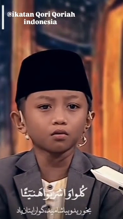 Masyah allah qori cilik ini aset Indonesia🥰