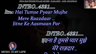 Download Lagu Itna Hai Tumse Pyaar Mujhe Karaoke With Scrolling Lyrics Eng. \u0026 हिंदी MP3