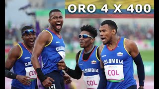 Oro Atletismo Panamericanos 2019 4x400   Final alternativo (min. 4:22)